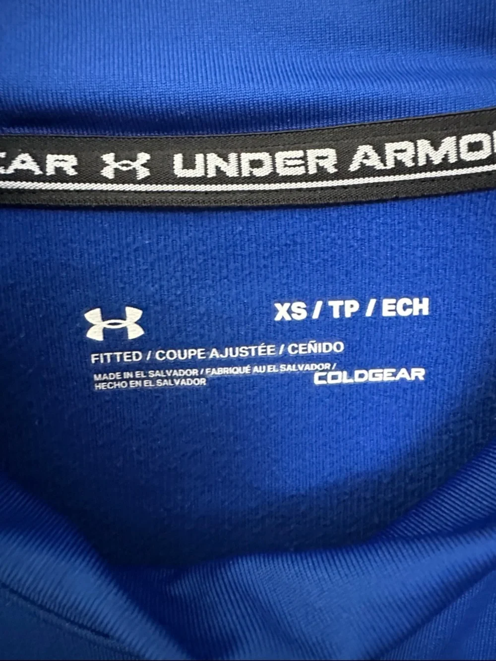 Under Armour Women's Royal Blue Long-Sleeve Performance Top - Picture 2 of 4